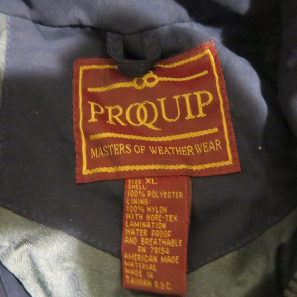 VTG Proquip Chick Evans Pro-AM Golf Goretex Jacket - Picture 6 of 8
